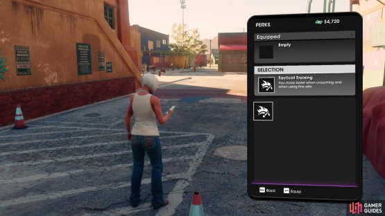 After the Mission &ldquo;Making Rent&rdquo; you&rsquo;ll start out with one lone, sad Perk,