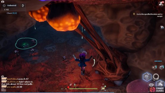 Head to the cave platform near the yellow grav lift on all difficulties.