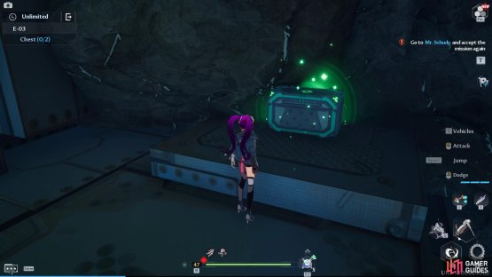 To the right as you spawn on the stairs.