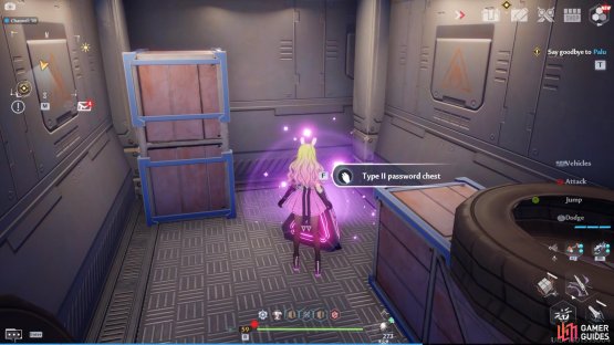 Feel free to loot the password chest.