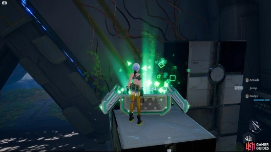 Then loot the chest near the exit. 