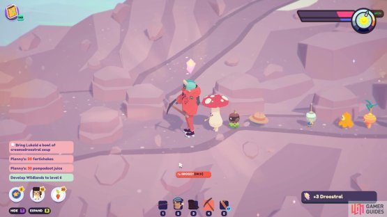 Then you can smash up the rocks to not only continue on the path.