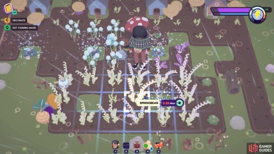First, you&rsquo;ll need to grow springbeans on your farm