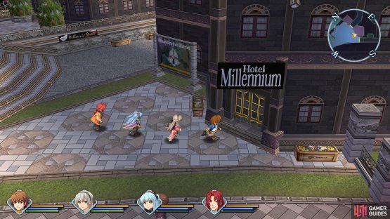 Head to Hotel Millennium in the Entertainment District and enter via the southern entrance