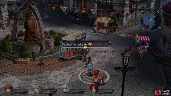 Speak to this NPC to get the Light Popcorn recipe