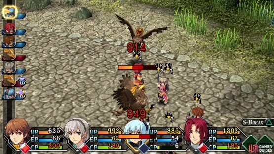 S-Crafts are a good way to reduce their HP quickly