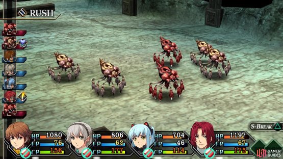 The spider enemies in the tunnel can be dangerous