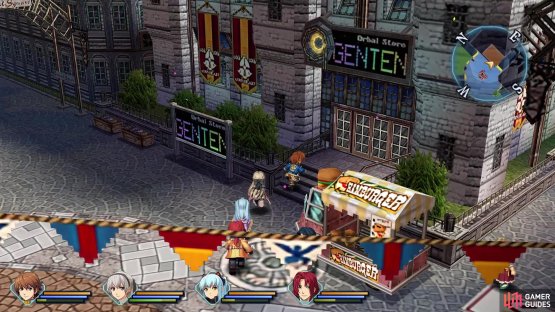 The entrance to Genten, the Orbal Store