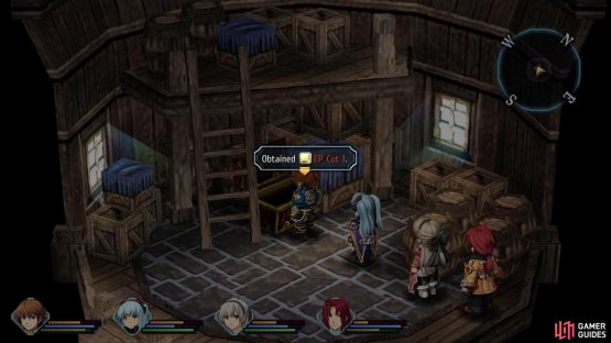Search a barn near the chief&rsquo;s house to find the EP Cut 1 Quartz,