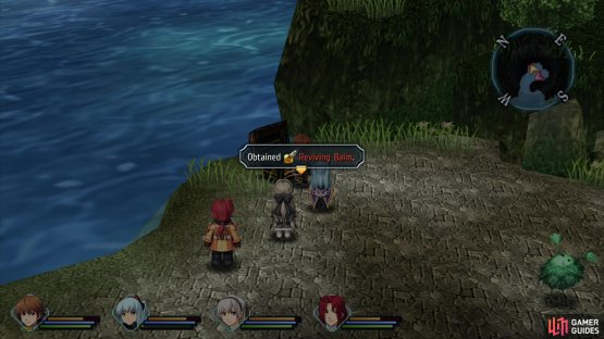 Loot two chests on Ursula Road&rsquo;s third screen to obtain the Reviving Balm,