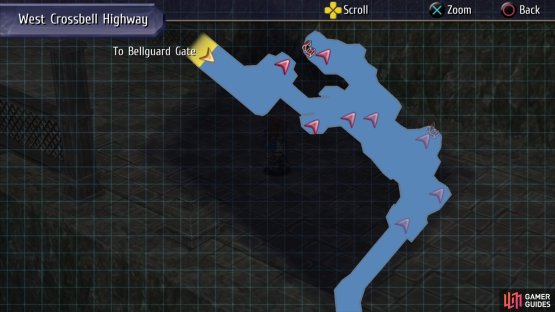 If you see eight enemies on the map for the fifth screen of the West Crossbell Highway,