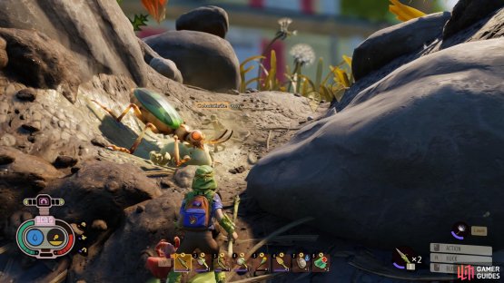 Bombardier Beetles are generally easier to kill in melee.