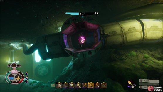 Find the opening in the lab tunnels
