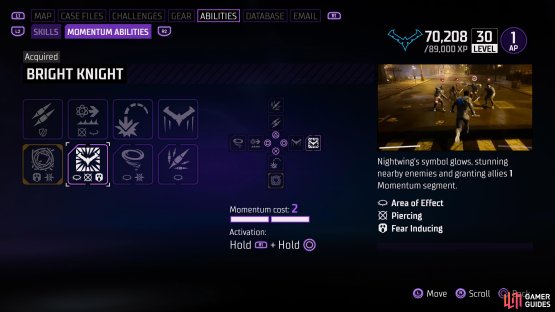 All your Character Progression including Momentum abilities carry on through New Game +