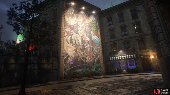 &ldquo;GCU&ldquo; Street Art painted by the Gotham City University.