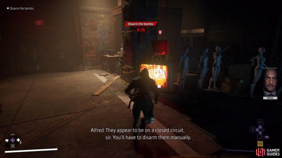 You will have to disarm the bombs many times throughout the fight