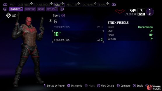 Craft and equip new gear regularly to ensure you&rsquo;re keeping up with Gotham&rsquo;s criminal element.