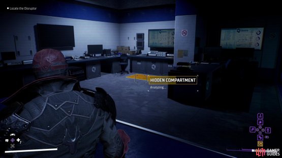 Investigate a Hidden Compartment in Dr. Upshot&rsquo;s office,