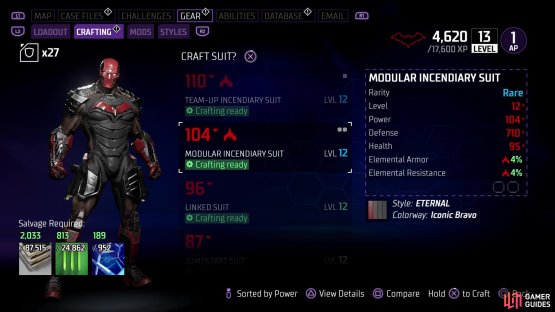 Keep an eye out for mod slots on gear,