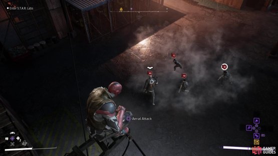 allowing you to grapple to safety, escaping detection by your enemies.