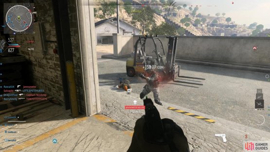 Getting a kill with you secondary weapon will give you an Operator unlock.