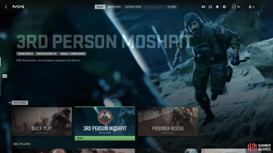 Third-Person Moshpit is a brand new way to play Call of Duty Modern Warfare II.