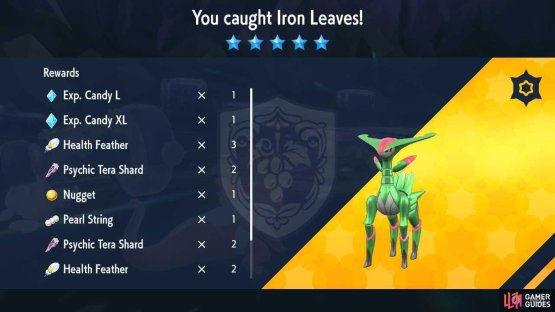 !Iron Leaves has some nice drops that will be useful for trainers.