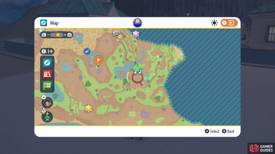 Head to the flag icon at Fury Falls next