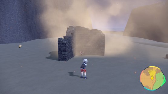 to find the  Gimmighoul Chest in the ruins.