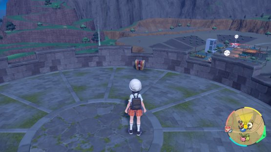 to find the  Gimmighoul Chest on top of the watchtower.