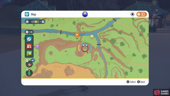 Head to the next flag icon north of the previous one