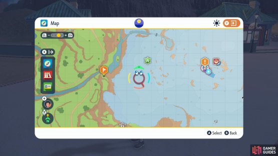 Go to the flag icon found in the southeast of Casseroya Lake&rsquo;s area