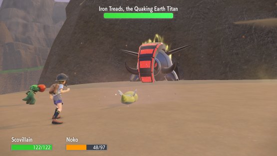 Iron Treads attacking.
