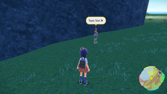 to find Jordi standing on a narrow path.