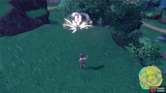 Initiating a wild Pok&eacute;mon battle. (Credit: Serebii)