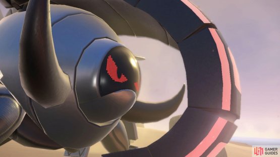 A close encounter with Iron Treads. (Credit: The Pok&eacute;mon Company)