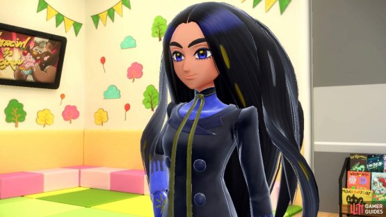 Geeta seems mild-mannered&hellip; (Credit: The Pok&eacute;mon Company)
