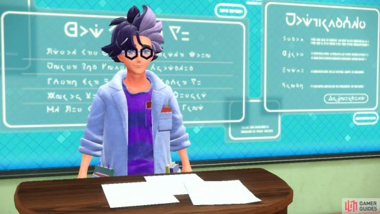 Mr. Jacq is your homeroom teacher. (Credit: The Pok&eacute;mon Company)
