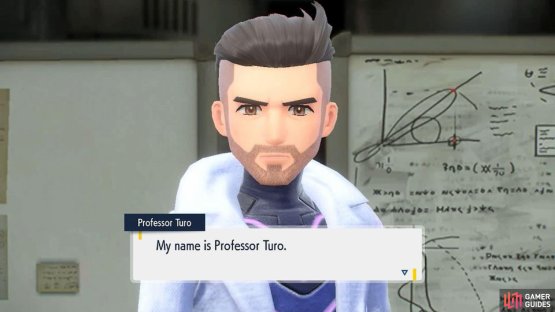 Turo will be your Professor in Pok&eacute;mon Violet. (Credit: The Pok&eacute;mon Company)