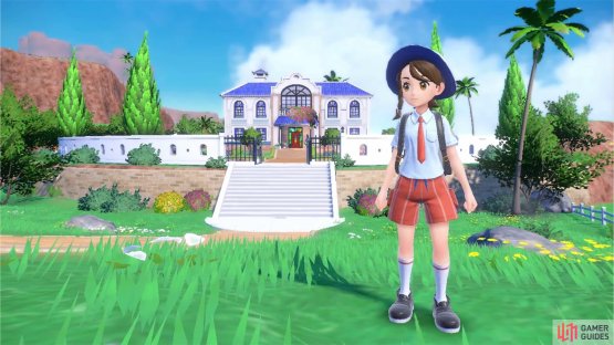 Your outfit in Pok&eacute;mon Scarlet. (Credit: The Pok&eacute;mon Company)