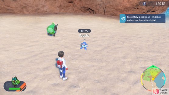 You can find Popplio near the shore.