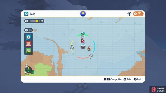 Use the hints to search for the Legendary Pok&eacute;mon in Paldea.