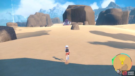 You can see the titan from a mile away.