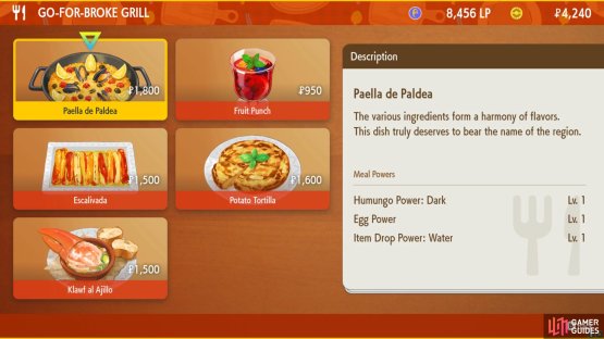 Or pay for a meal with Meal Powers.