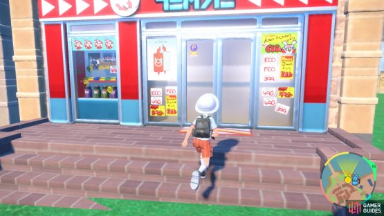 There are lots of useful shops dotted around.
