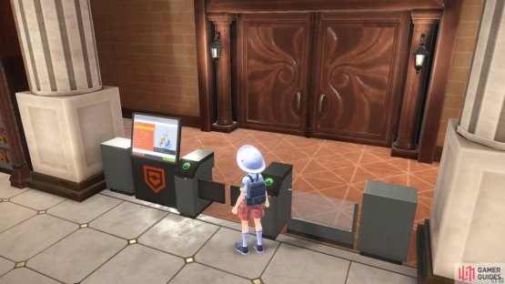 Use the turnstiles to access the academy map.