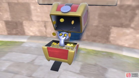Gimmighoul&rsquo;s Chest Form. (Credit: The Pok&eacute;mon Company)