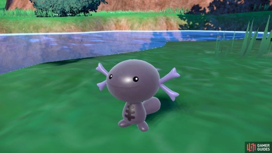 Regular (Johtonian) Wooper are Water and Ground. (Credit: The Pok&eacute;mon Company)