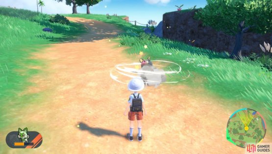&hellip;Your Pok&eacute;mon can Auto-Battle them using &ldquo;Let&rsquo;s Go!&rdquo; (Credit: The Pok&eacute;mon Company)