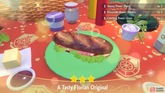 Sandwiches restore HP and provide buffs. (Credit: The Pok&eacute;mon Company)